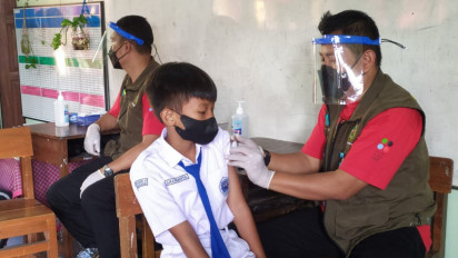 BIN Jawa Tengah Gelar Vaksinasi Anak 6-11 Tahun di Banjarnegara