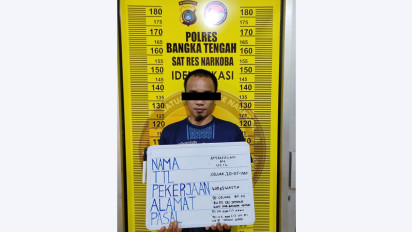 Pengedar Sabu Pulau Bangka Digrebek Polisi