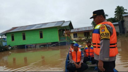 Banjir Kiriman dari Malaysia Rendam 13 Desa di Nunukan Kaltara
