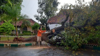 BPBD Pemkab Pamekasan Sampaikan Peringatan Dini Potensi Cuaca Buruk