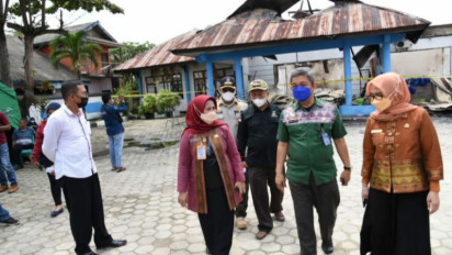 Kerugian Kebakaran Kantor Dinsos Kendari Ditaksir Capai Rp1 miliar Lebih
