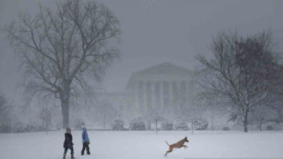 AS Bagian Timur Akan Dilanda 'Badai Bom' Salju dan Angin