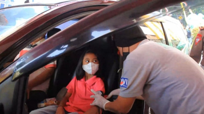 Vaksinasi Drive Thru, Minimalisir Trauma Anak pada Jarum Suntik