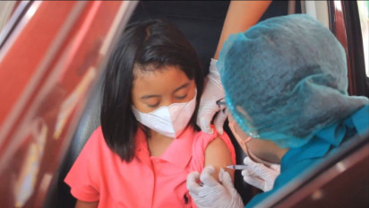 Polres Probolinggo Gelar Vaksinasi Anak Usia 6-11 Tahun Dengan Sistem Drive thru