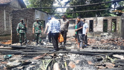 Goreng Singkong Berujung Petaka, Sebuah Rumah di Purbalingga Terbakar