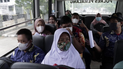 Percepatan Vaksinasi, Polres Pemalang Antar Jemput Siswa SLB ke Gerai Vaksin