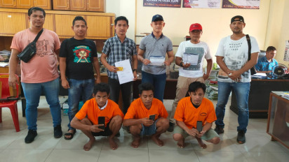 3 Penipu Modus Jual Mobil Bekas Online Dicokok Unit Pidum Polres Langkat