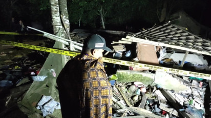 Rumah Hancur dan Pemiliknya Tewas Akibat Tabung Gas Meledak di Pandeglang