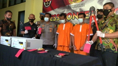 5 Kali Curi Baterai Tower Provider, 2 Pelaku Akhirnya Dicokok Polisi