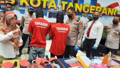 Polisi Tangerang Tangkap 28 Anggota Gangster yang Hendak Beraksi