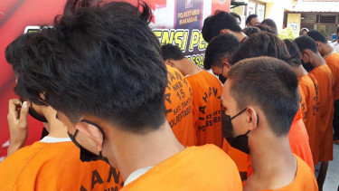 13 Pelaku Penyerangan dan Penganiayaan Sadis Ditangkap