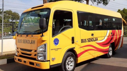 Hari ini Bus Sekolah Gratis di Banyumas Kembali Beroperasi Seiring PTM 