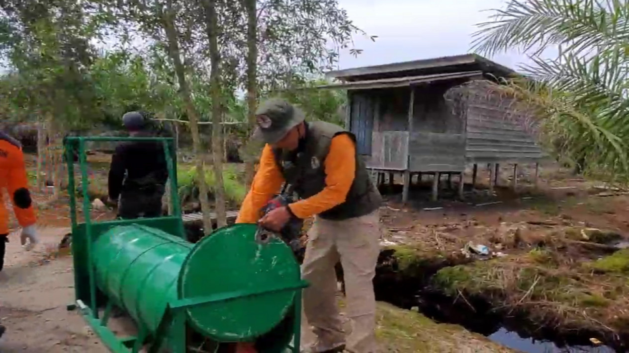 BKSDA Sampit Pasang Alat Perangkap di Lokasi Penampakan Beruang Madu
            - galeri foto
