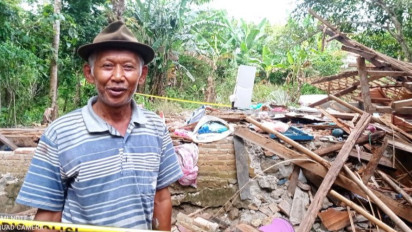 Ledakan Bom Ikan di Cimanggu Akibatkan Tujuh Rumah Warga Rusak