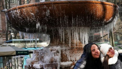 Cuaca Ekstrem di Bawah Suhu Nol Derajat di Wilayah Timur Laut AS, Sekolah Ditutup