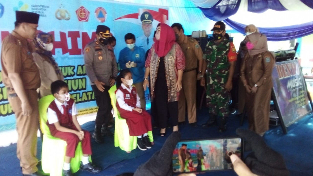 Di Sumsel Vaksinasi Bagi Anak Usia 6-11 Tahun Baru Capai 4,8 Persen
            - galeri foto