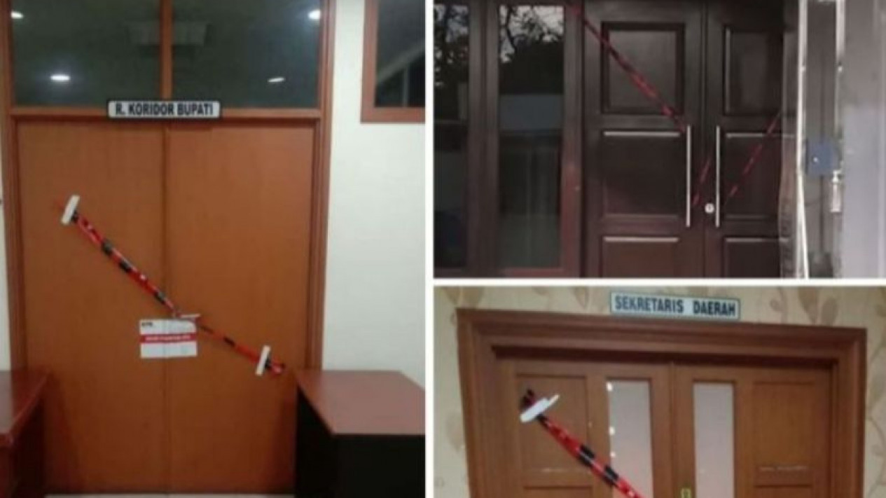 KPK Segel Rumah Dinas Bupati dan Ruangan Kantor Pemkab Penajam Paser Utara
            - galeri foto