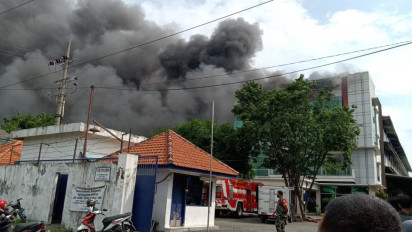 Pabrik Alas Kaki di Sidoarjo Terbakar, Kerugian Material Ditaksir Miliaran Rupiah