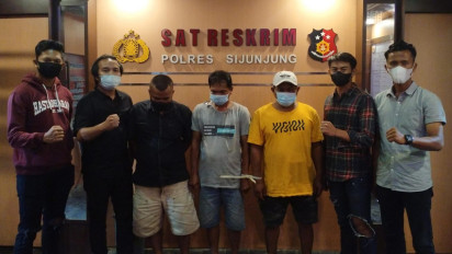 Sat Reskrim Polres Sijunjung Berhasil Meringkus Pelaku Penggelapan Mobil