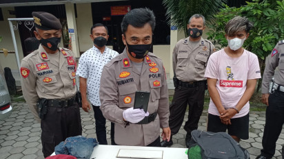 Maling Spesialis Konter HP di Sleman Diringkus Polisi