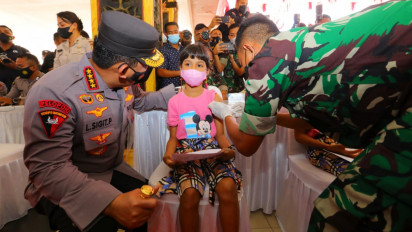 Kapolri Minta Forkopimda Maluku Terus Lakukan Akselerasi Vaksinasi Kejar Target 70 Persen