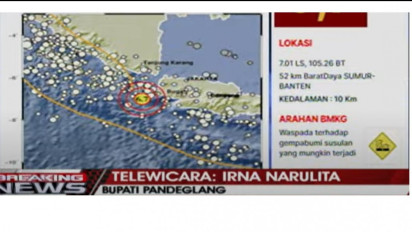 BREAKING NEWS: Warga Bayah Panik Akibat Gempa