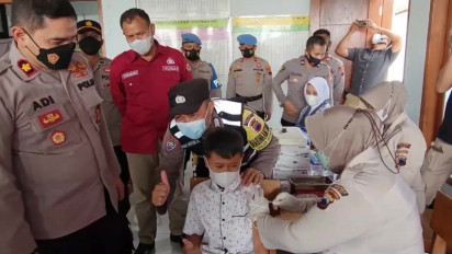 Berharap Bisa PTM 100 Persen Siswa di Pati Antusias Ikuti Vaksinasi