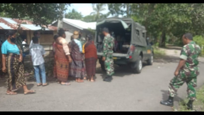 Antisipasi Stok Vaksin Kedaluwarsa, Kodim 1603 Sikka Antar Jemput Vaksinasi Lansia