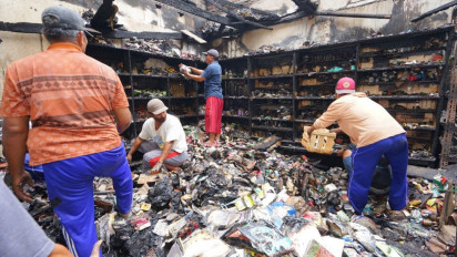 Rawan Penjarahan, Kios Pedagang Pasar Bajulmati Banyuwangi yang Terbakar Segera Direlokasi