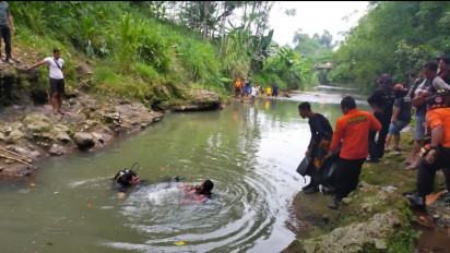Tim SAR Temunkan Jenazah Pria yang Terpeleset dan Tenggelam saat Memancing di Kendal Jawa Tengah