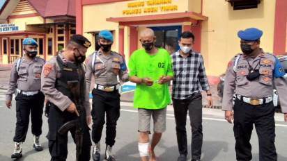 Satreskrim Polres Aceh Timur Berhasil Menangkap Pelaku Pembunuhan Janda di Aceh Timur