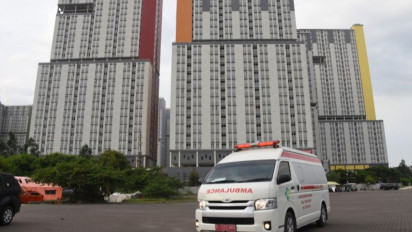 Tower 7 Wisma Atlet Kemayoran Disiagakan Untuk Mengantisipasi Lonjakan kKasus Covid-19