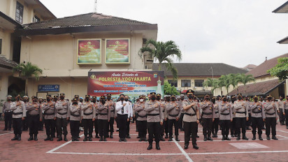 Kapolresta Yogyakarta: Seluruh Anggota Harus Pantau Vaksinasi
