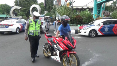 Dalam Dua Pekan Satlantas Polres Kudus Amankan Ratusan Knalpot Brong