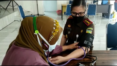 Kejari Bangka Barat Lakukan Vaksin Booster untuk Bangsa Masyarakat Pulau Bangka