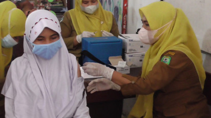 Terkendala Persetujuan Orang Tua Vaksinasi Anak di Mandailing Natal masih 40 Persen