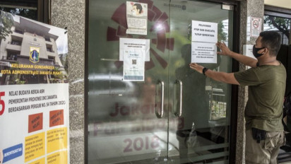 17 ASN Positif, Kantor Kelurahan Gondangdia Jakarta Ditutup Karena Covid-19