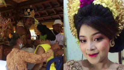 Viral Pernikahan Wanita Dengan Keris di Gianyar Bali, Ini Kisahnya