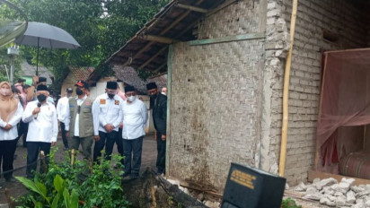 Wakil Presiden Kunjungi Korban Gempa di Pandeglang