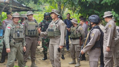 Kapolda Sulteng Pimpin Patroli Udara dan Patroli Darat Buru 3 DPO MIT Poso