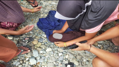 Tega...! Warga Temukan Mayat Bayi Laki-Laki di Sungai Batang Merao Jambi Diduga Dibuang Oleh Kedua Orangtuanya