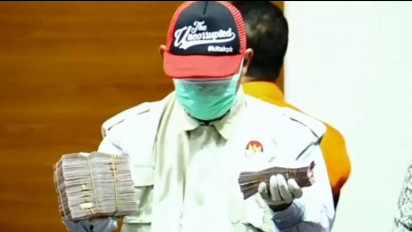 KPK Amankan Uang Senilai Rp 140 Juta dari Operasi Tangkap Tangan Hakim Pengadilan Negeri Surabaya Itong Isnaeni Hidayat