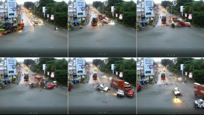 BREAKING NEWS: Ini Kronologis Kecelakaan Beruntun Versi Sopir Truk yang Tabrak Puluhan Kendaraan di Balikpapan