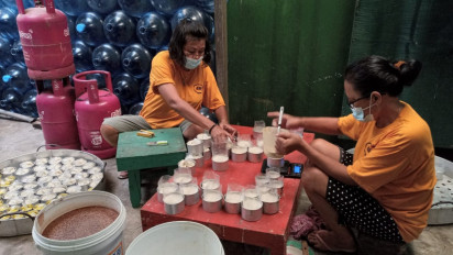 Jelang Imlek, Produsen Kue Keranjang di Purwokerto Sudah "Close Order"