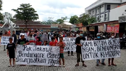 Unjuk Rasa Ratusan Petani di Purworejo, Desak Proyek Bendungan Bener Direalisasikan