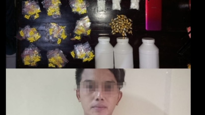 Edarkan Ribuan Butir Pil Koplo, Pemuda ini Diringkus Satresnarkoba Polres Probolinggo