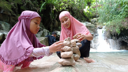 Air Terjun Kedung Pedut Banjir Wisatawan saat Libur Akhir Pekan