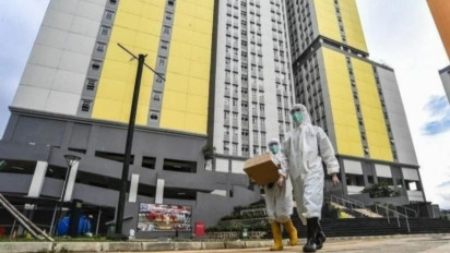 Pasien Rawat Inap di Wisma Atlet Berkurang 37 Orang