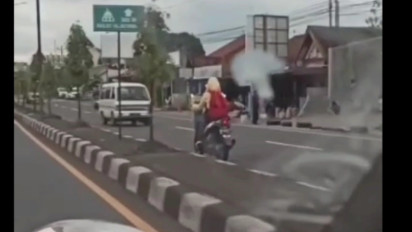 Viral Video Pengendara Motor Lawan Arah Jalan Solo Yogyakarta, Pengendara Masih di Bawah Umur