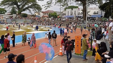 Hari Minggu Lapang Merdeka dan Alun-Alun Sukabumi Ditutup Untuk Cegah Omicron.